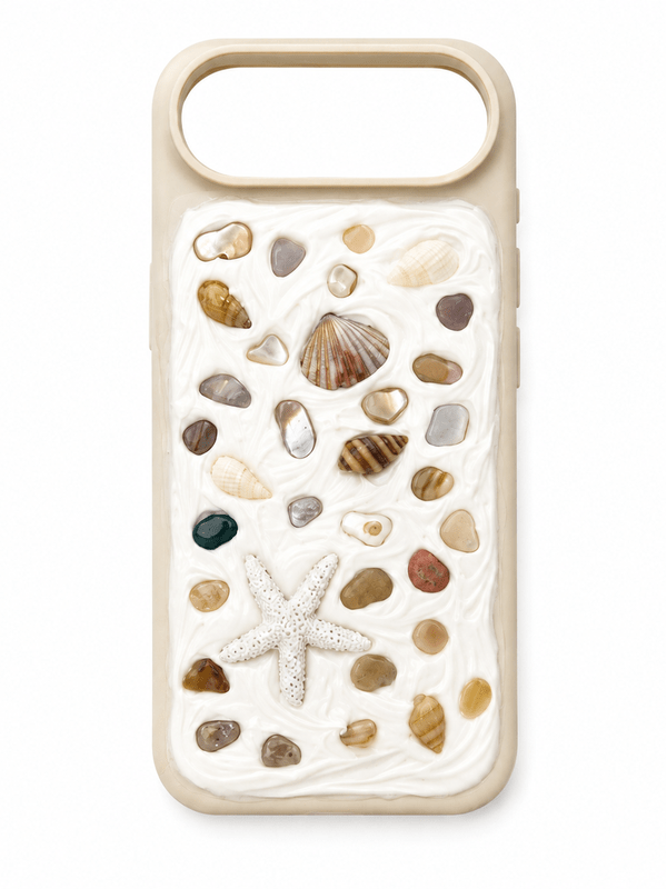 COASTAL HANDMADE SHELL IPHONE 17 AIR PHONE CASE