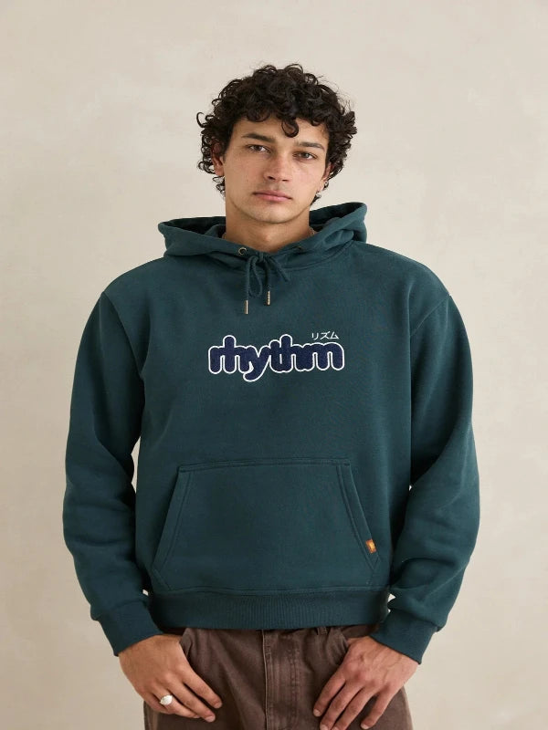 RHYTHM APPLIQUE FLEECE HOOD