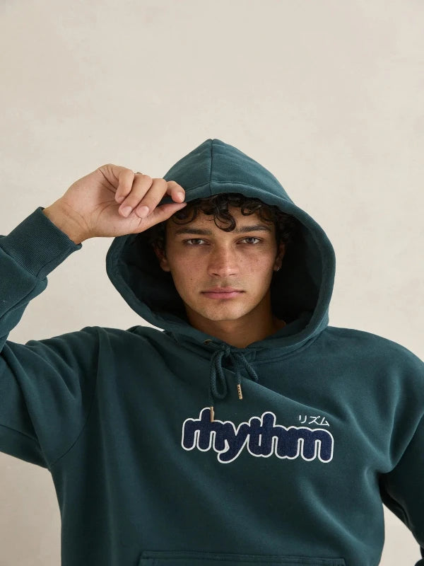 RHYTHM APPLIQUE FLEECE HOOD