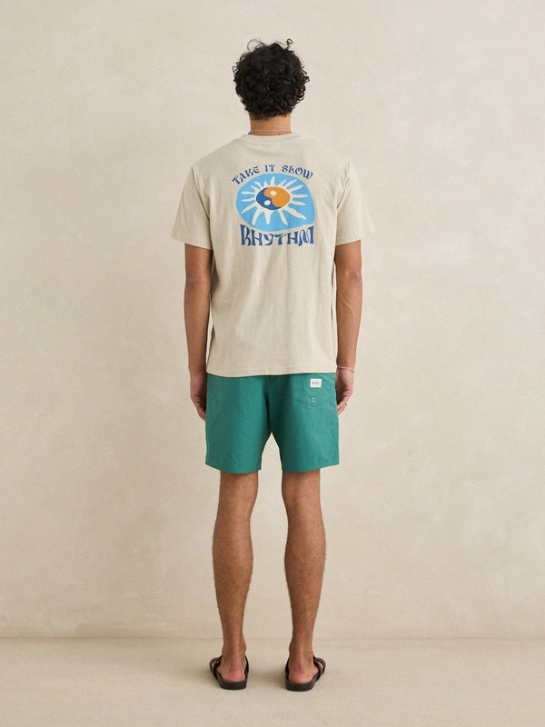 RHYTHM SLOW DOWN SLUB SS T-SHIRT