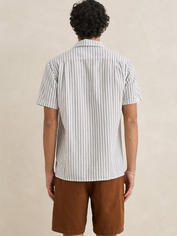 RHYTHM SEERSUCKER STRIPE SS SHIRT