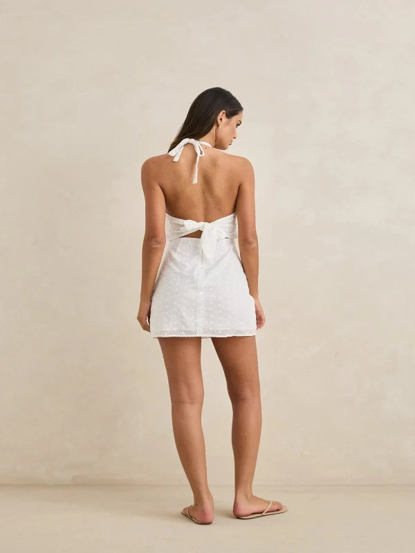 RHYTHM GIGI HALTER MINI DRESS