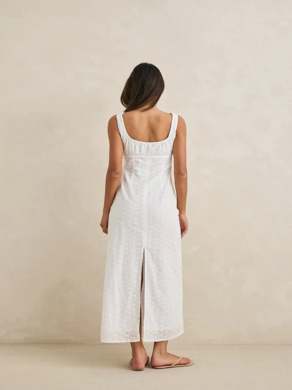 RHYTHM GIGI GATHER MAXI DRESS