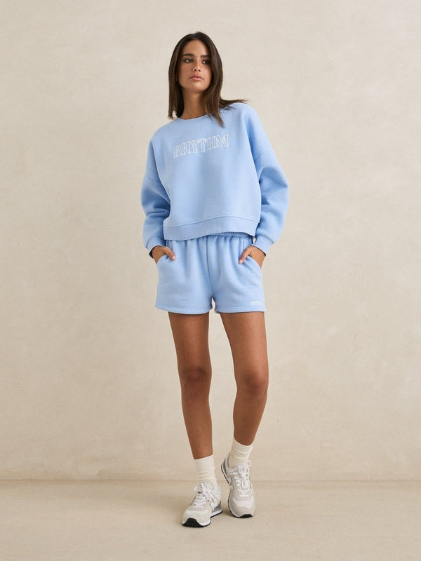 RHYTHM SLOUCHY CREW NECK FLEECE