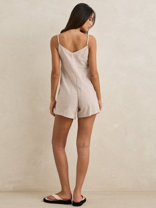 RHYTHM VALLEY STRIPE ADJUSTABLE ROMPER