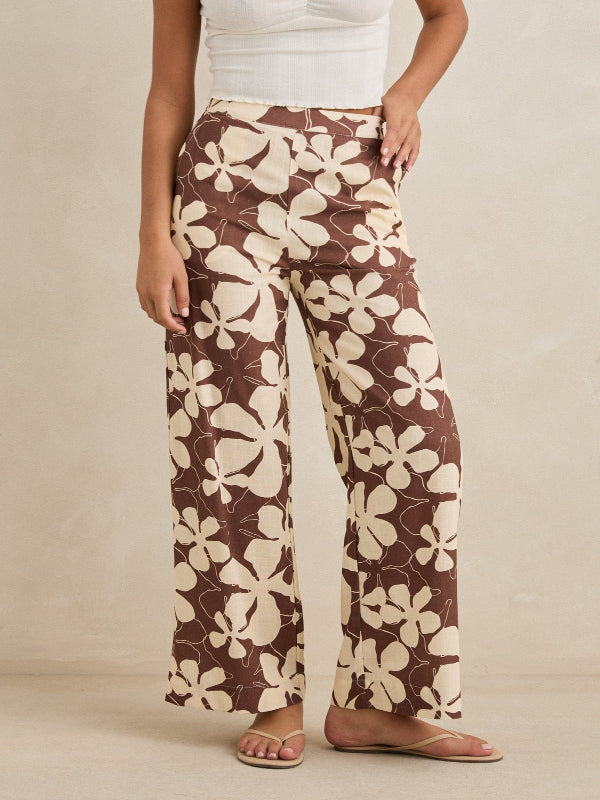 RHYTHM MELIA FLORAL WIDE LEG PANT