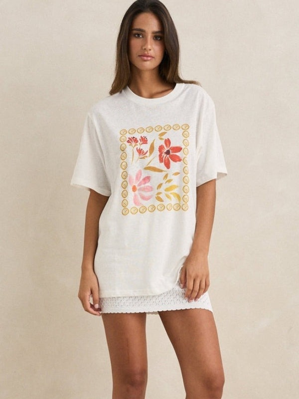 RHYTHM WILDFLOWER OVERSIZED T SHIRT
