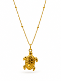 STARSHINE TURTLE GOLD NECKLACE