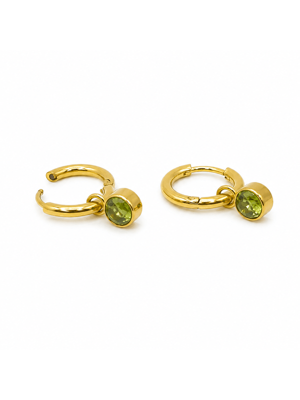 SEABREEZE VERDE HOOP EARRING