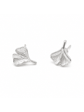 SEABREEZE LEAF STUD EARRING STERLING