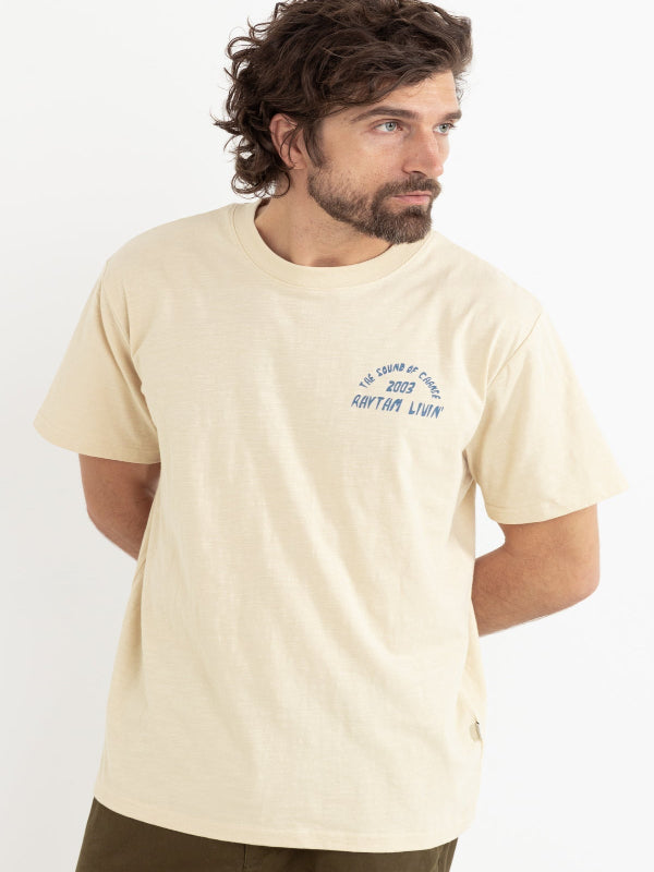 RHYTHM DOWNUNDER SLUB SS T-SHIRT