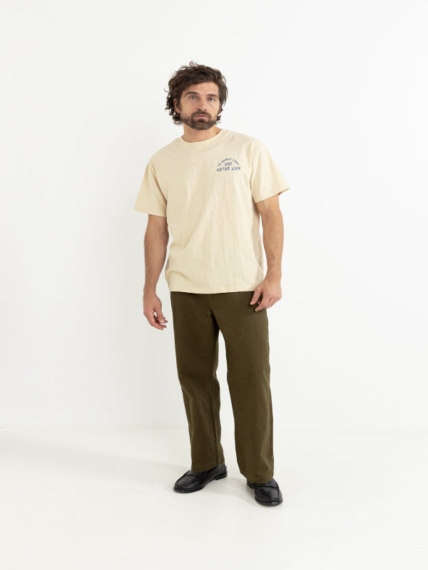 RHYTHM DOWNUNDER SLUB SS T-SHIRT