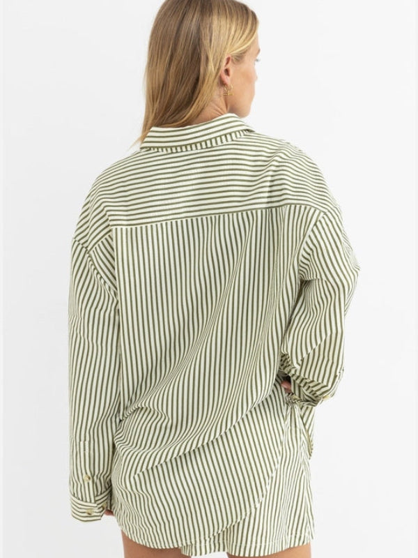 RHYTHM COVE STRIPE LONG SLEEVE SHIRT