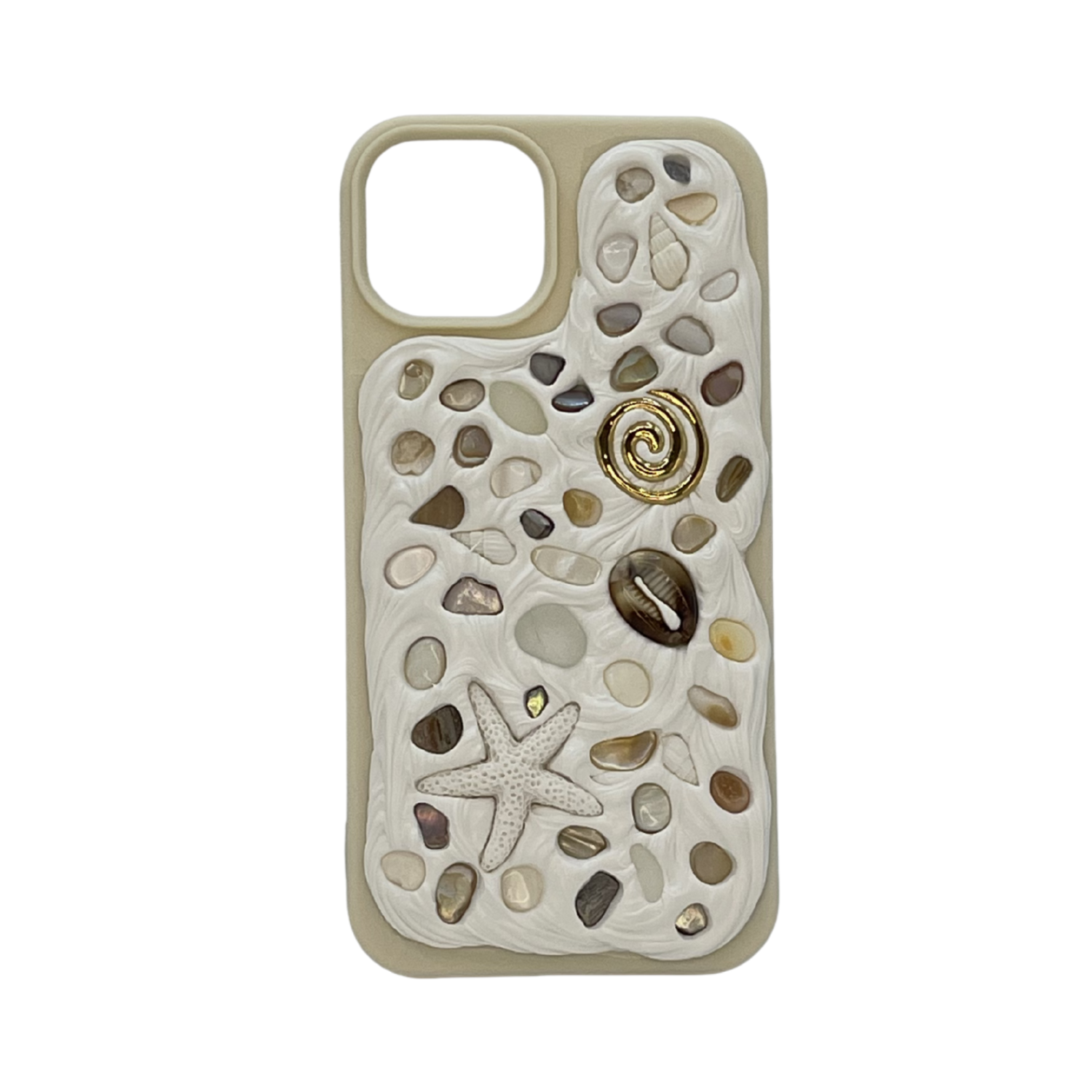 Coastal Handmade Shell iPhone 13 Phone Case