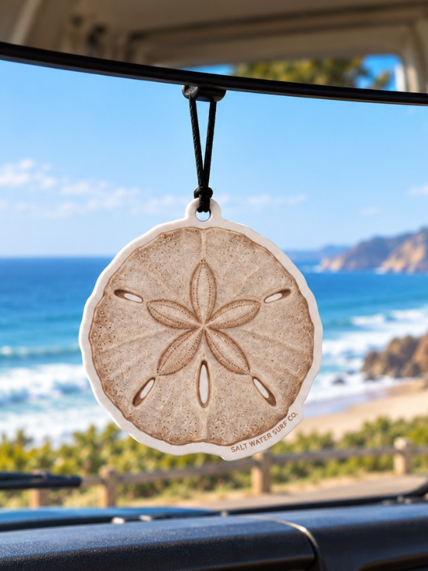 Salt Water Surf Co Car Freshener Sand Dollar