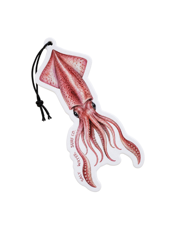 Salt Water Surf Co Car Freshener Squid