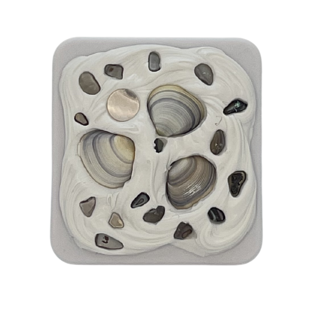 COASTAL HANDMADE SHELL COMPACT MIRROR