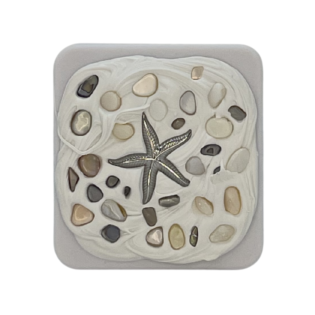 COASTAL HANDMADE SHELL COMPACT MIRROR