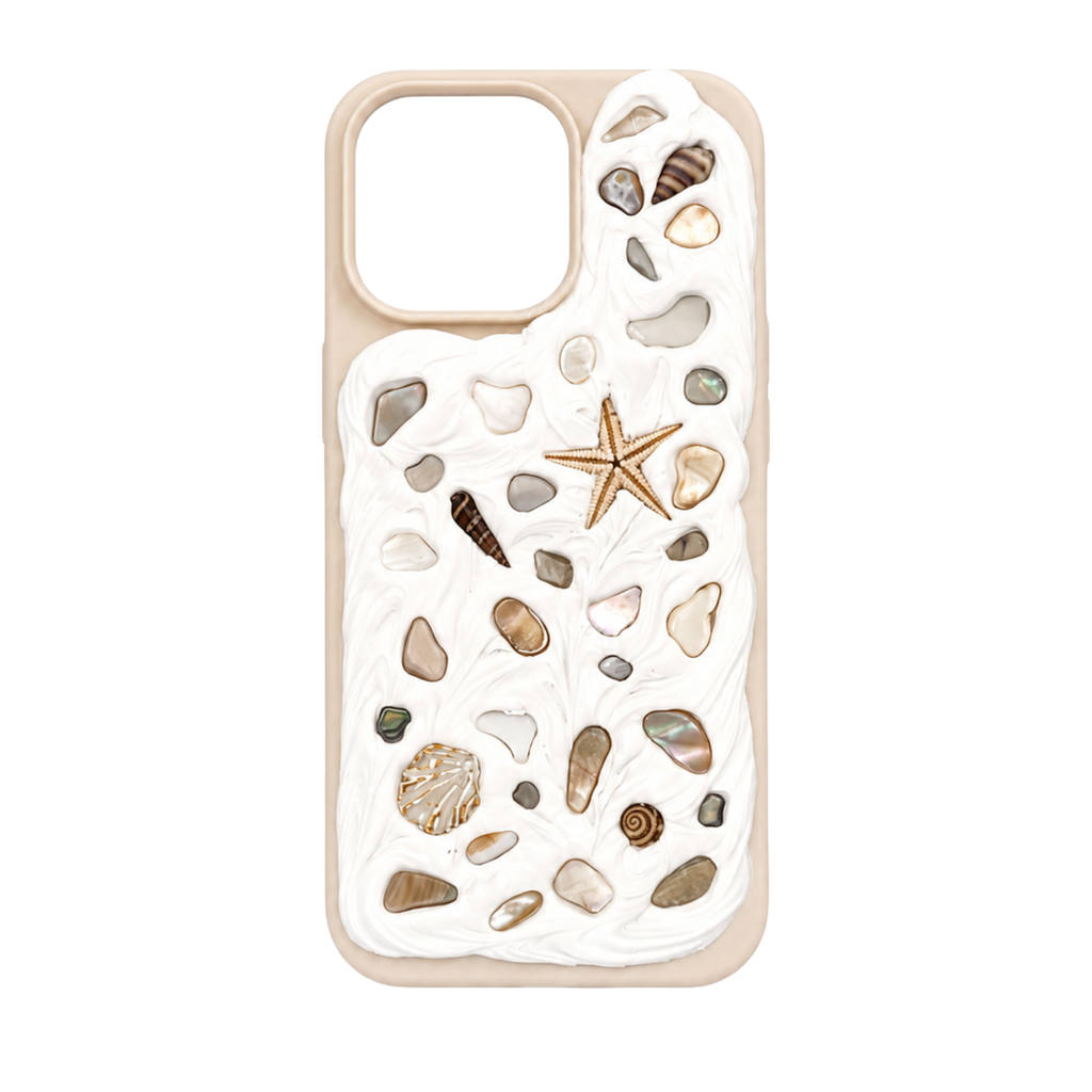 Coastal Handmade Shell iPhone 16 Pro Max Phone Case