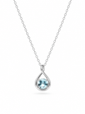 SOL GLOW PALE OCEAN NECKLACE