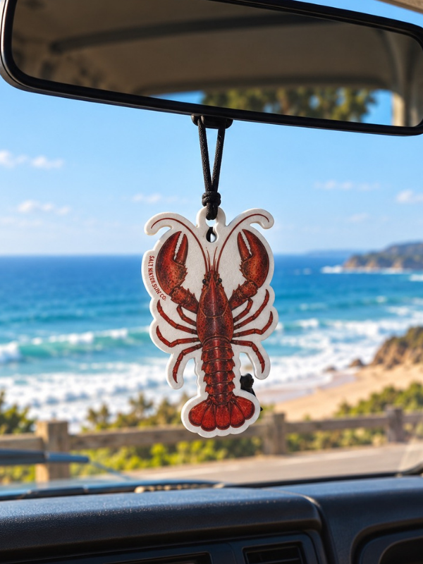 Salt Water Surf Co Car Freshener Lobster