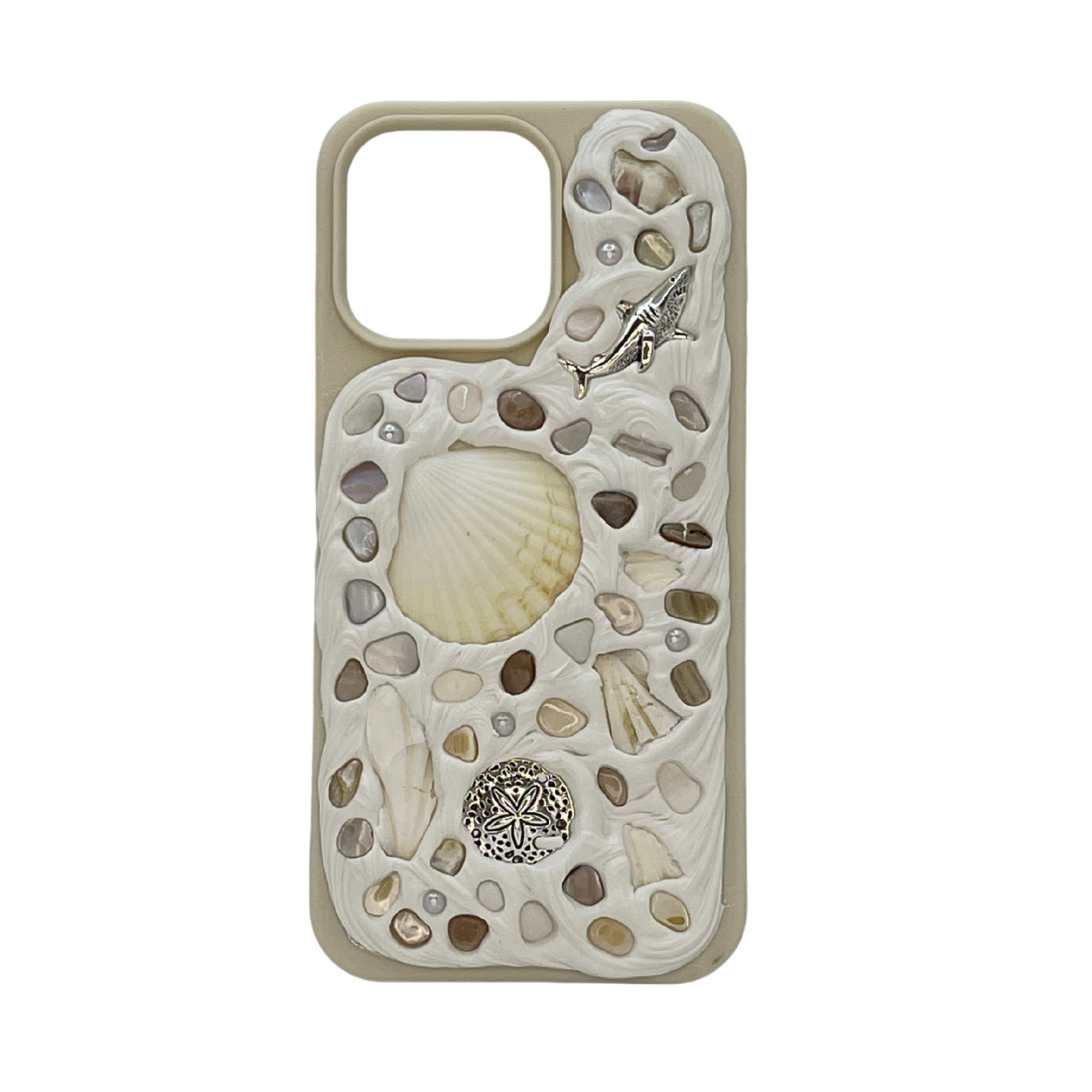 Coastal Handmade Shell iPhone 15 Pro Max Phone Case