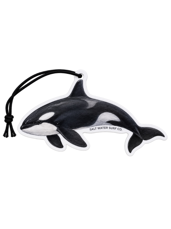 Salt Water Surf Co Car Freshener Orca