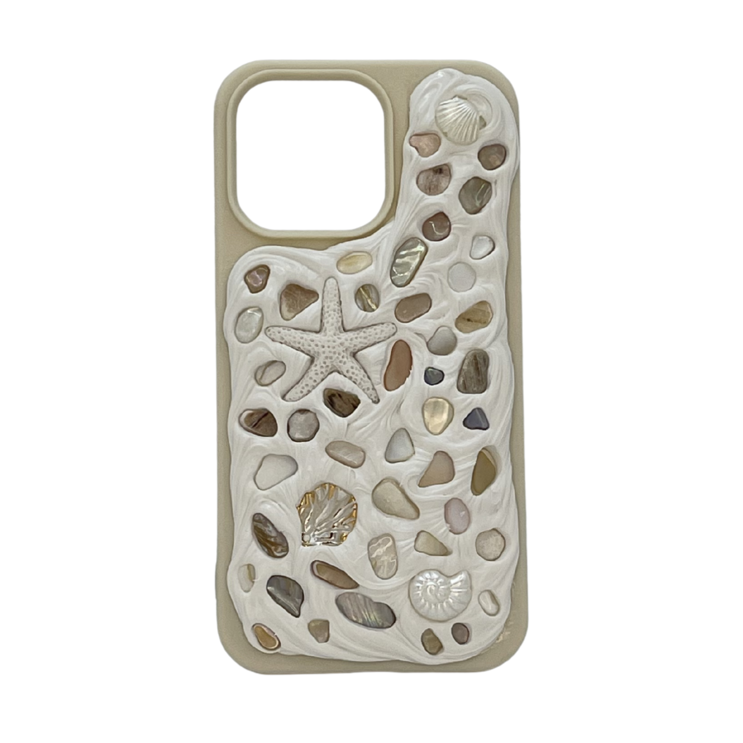 Coastal Handmade Shell iPhone 13 Pro Phone Case