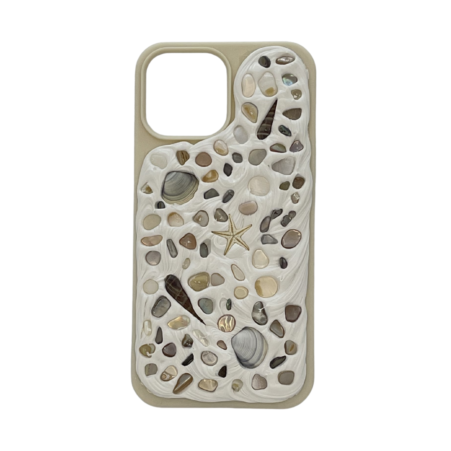 Coastal Handmade Shell iPhone 13 Pro Max Phone Case
