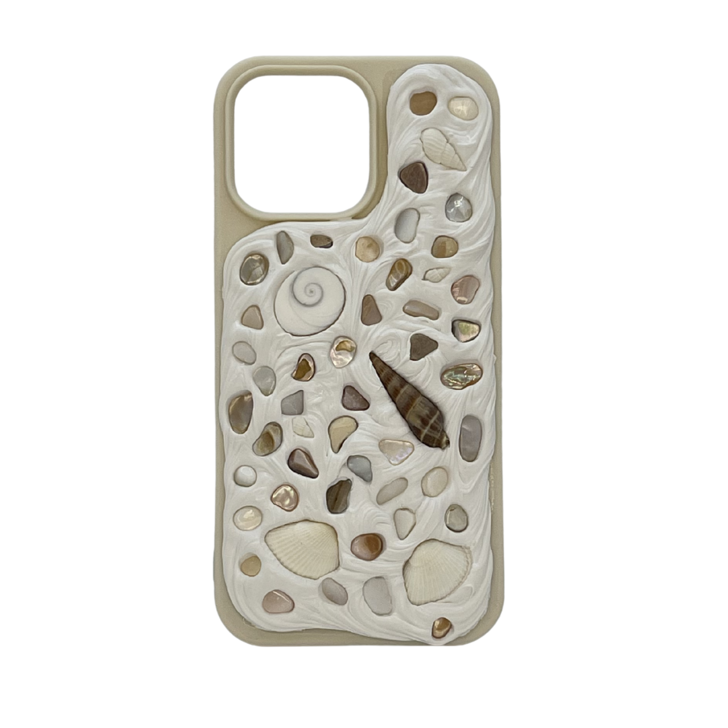 Coastal Handmade Shell iPhone 16 Pro Max Phone Case