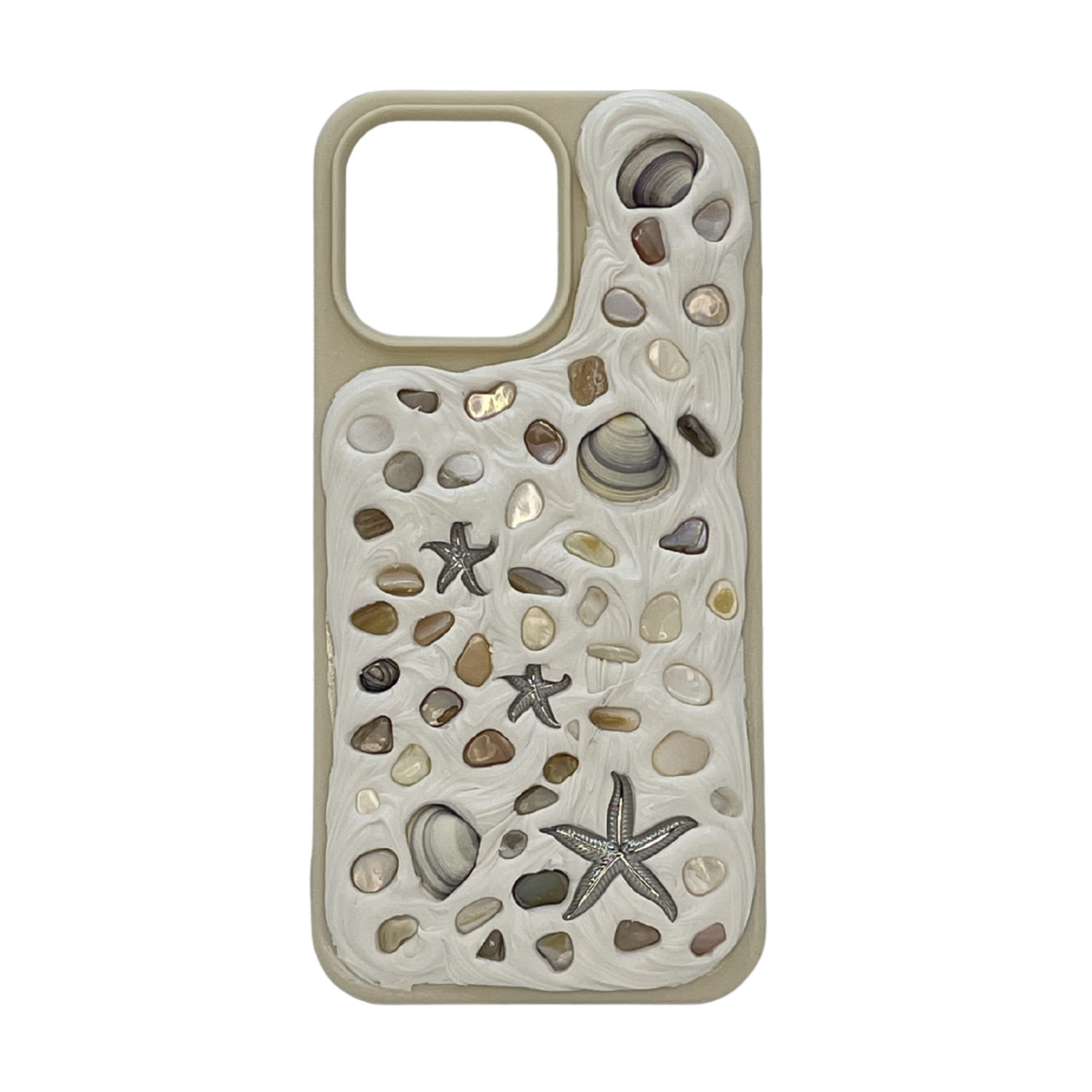 Coastal Handmade Shell iPhone 16 Pro Max Phone Case