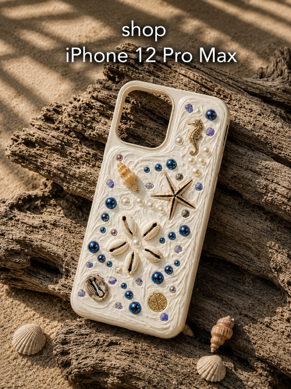 COASTAL HANDMADE SHELL IPHONE 12 PRO MAX PHONE CASE