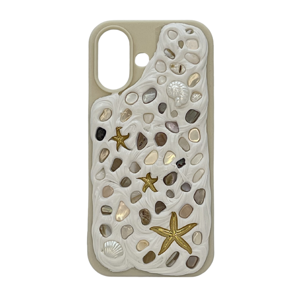 Coastal Handmade Shell iPhone 17 Phone Case