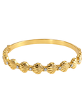Golden Seashell Treasures Bangle