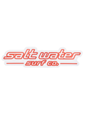 Salt Water Surf Co Vinyl Sticker Retro Logo