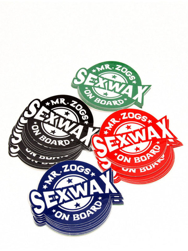 SEX WAX ON BOARD STICKER