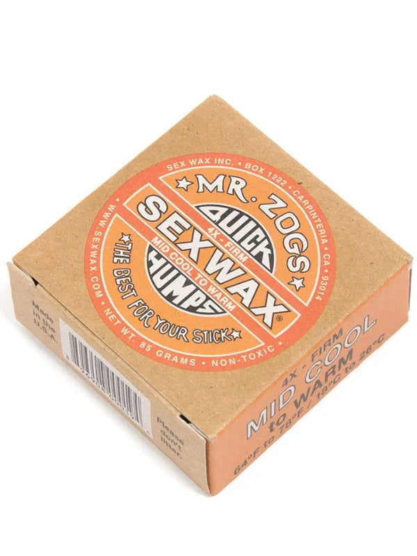 MR. ZOG’S SEX WAX – MID COOL WATER SURF WAX