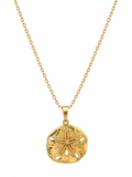 Golden Sand Dollar Necklace