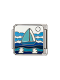 Sail Away Italian Bracelet Charm