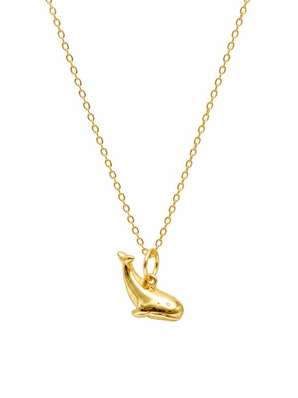 VOYAGER WHALE GOLD NECKLACE