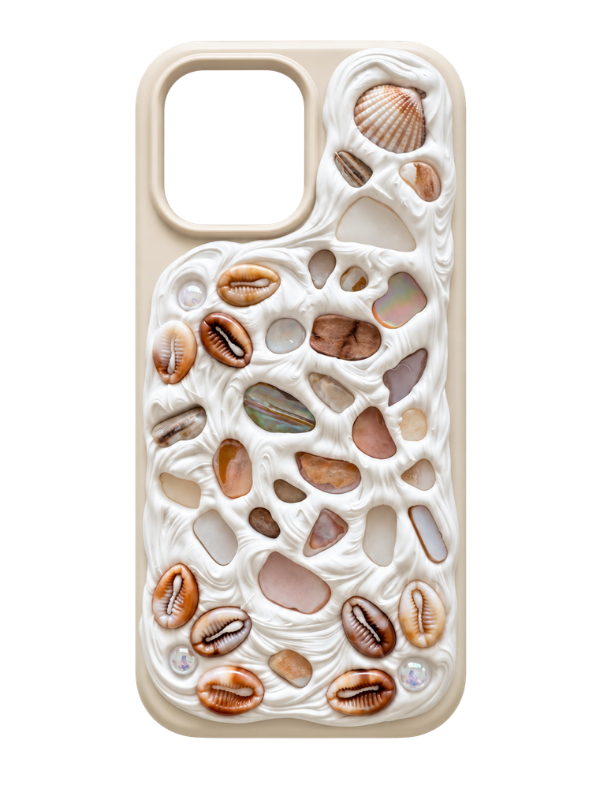 Coastal Handmade Shell iPhone 15 Pro Max Phone Case