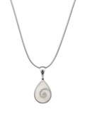 Shiva Shell Teardrop Necklace