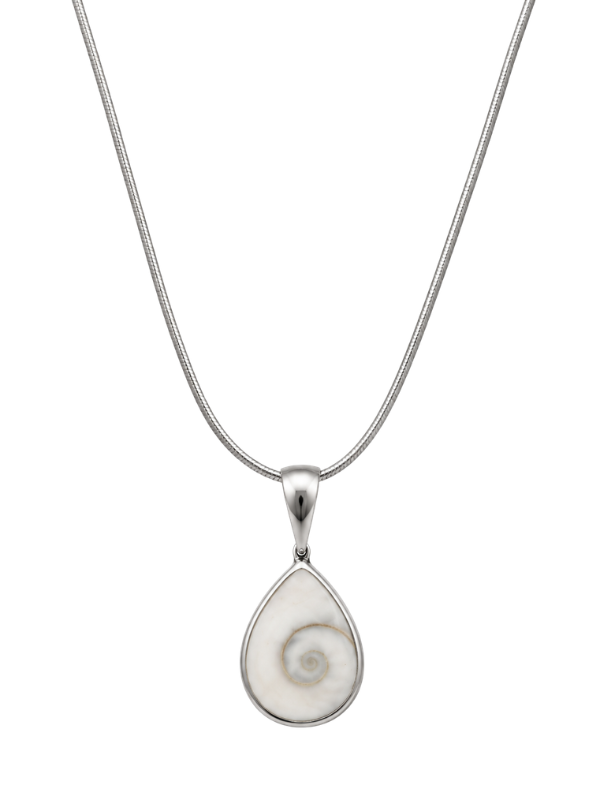 Shiva Shell Teardrop Necklace