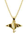 Golden Stingray Necklace