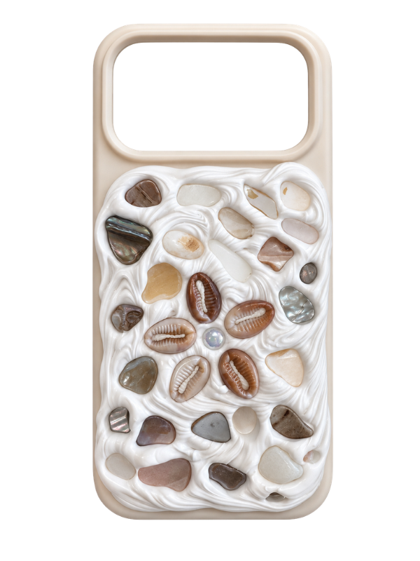 Coastal Handmade Shell iPhone 17 Pro Phone Case