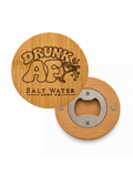 Drunk AF Cocktail Engraved Magnetic Wooden Bottle Opener