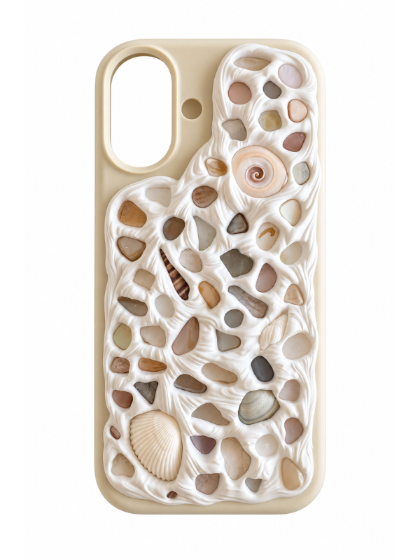 Coastal Handmade Shell iPhone 17 Phone Case