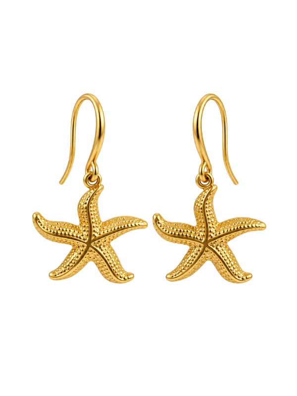 Gilded Sea Star Earrings