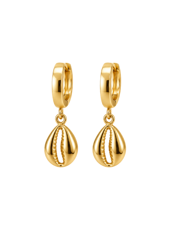 Cowrie Shell Huggies