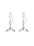 Whale Tail Drop Earrings